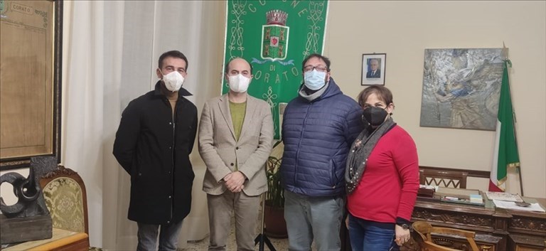 Aldo Lobascio e il Sindaco Corrado De Benedittis