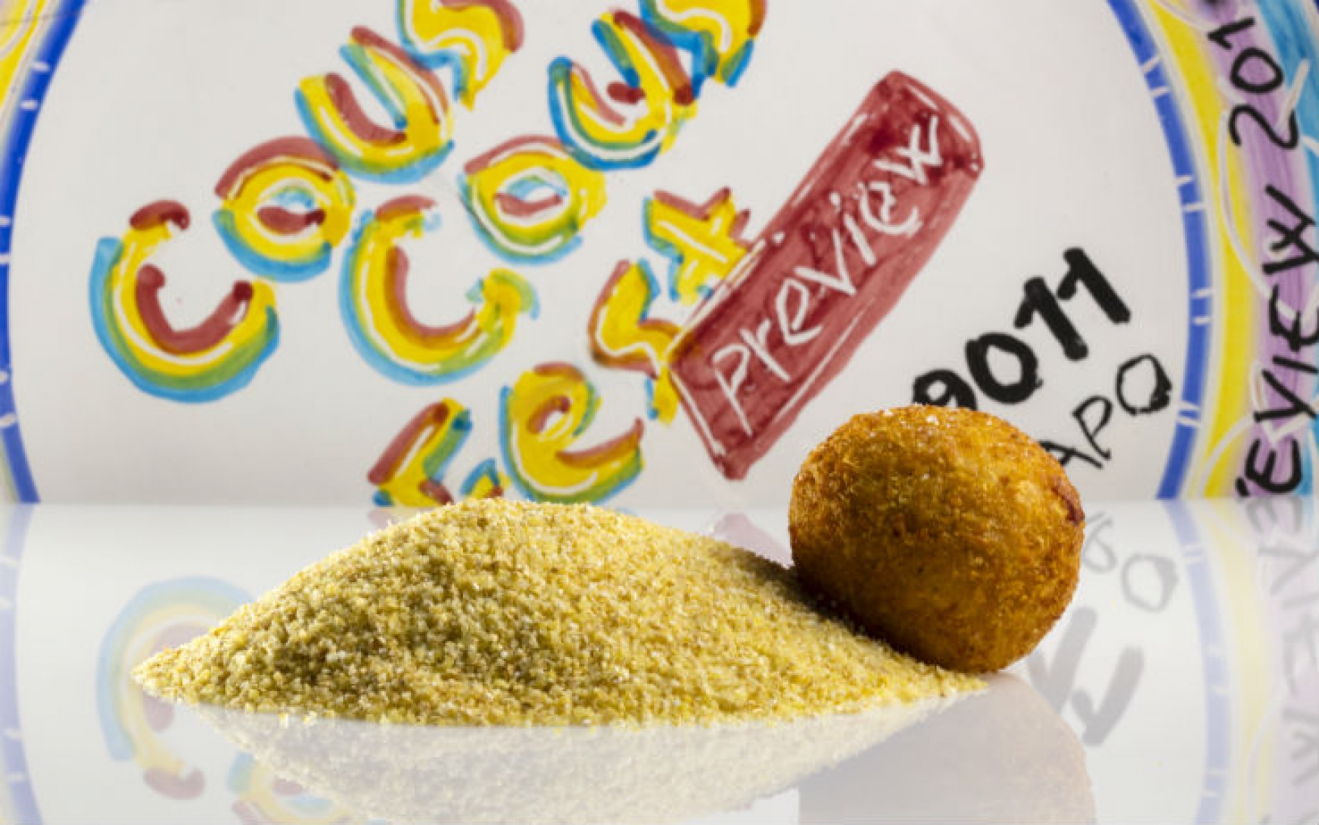Arancina di cous cous