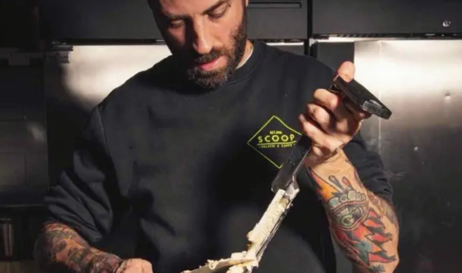 Francesco Di Nunno, proprietario di Scoop Gelato e Caffè